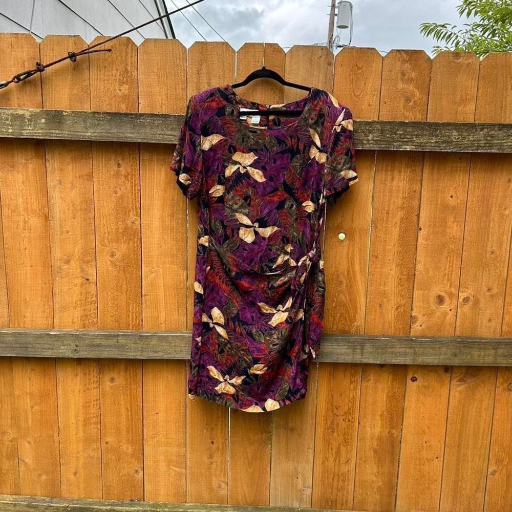 Vintage floral wrap dress by Betsy's things size‎ 12